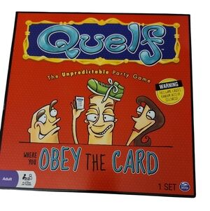 Quelf Obwy The Card Board Game Used
